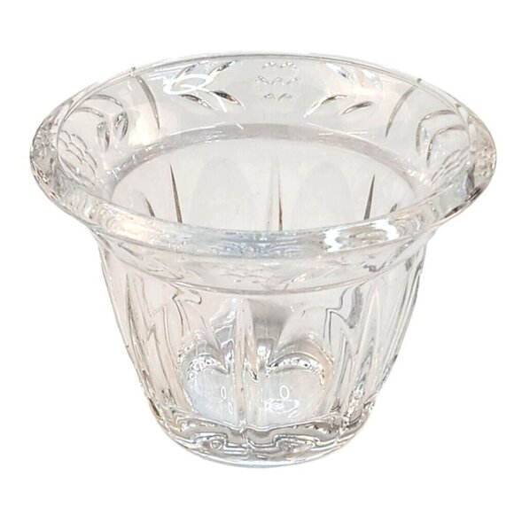 Mikasa Crystal Celebrations Small Bowl, Crystal Bowl/Candle Holder, Celebrations - Picture 1 of 10
